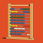 a-wooden-abacus-with-a-red-background